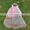 Hot Sale Kids Plastic Crown Pink Polyester Tulle Garland