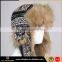 Russian winter faux fur earflap trapper hat custom with mask