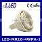 4W spotlight led gu10 bulb high quality plastic and aluminum body