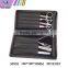 2015 Fashion Multi Stainless Steel with High Quality PU Bag Manicure Set