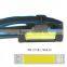 Professsional Lighting Products BT-4901 7 Light Level 3W Head Light, COB USB Head Lamp