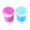 2016 Promotional wholesale custom shape silicone pvc coffee cup lid