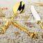 Gold cutlery