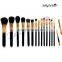 Synthetic hair oem logo makeup brush for beauty gold silver color                        
                                                                                Supplier's Choice