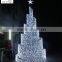 Beautiful holiday time outdoor decoration led christmas tree light white christmas tree felt decoration christmas tree
