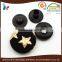 fabric covered metal spring snap buttons