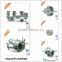 high chrome iron casting OEM with supplied drawings or sample by China iron casting die casting supplier