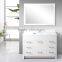 White Solid Wood Modern Bathroom Cabinets Carcases