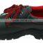 low cut safety shoes embossed leather pu sole safety shoes
