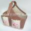 Modern stylish leather house storage basket