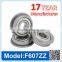 F607 ZZ RS Miniature Flange Ball Bearing Deep Groove Ball Bearing