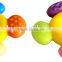 Solid silicone colorful baby teether