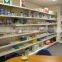 2016 new white island steel store shelf supermarket