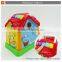 Cute electric learning cartoon toy house with music for baby
