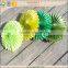 paper fan decoration tissue paper hand fan
