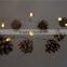 Pine cones Christmas Wall Hanging decorative LED Light