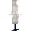2017 hotel decorative black 3 light floor standing lampwith linen shade good for inn decor high end