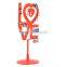 red beautiful creative design acrylic earring dispaly stand
