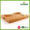 Best selling 3pcs bamboo food serving tray bamboo kitchen tray