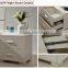 White Wooden Latest Bedroom Furniture Designs