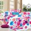 Hot sale cotton mercerized bed sheet , quilt , bedding sets, reactive printed floral design