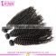 Factory high quality 4c afro kinky curly human hair weave wholesale price mongolian kinky curly hair
