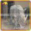 KANO6044 Wildlife Decoration Fiberglass Lifelike Rhino Model