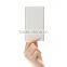 Super Slim 9.9mm Xiaomi Power Bank 5000mAh original, Portable Mobile Baterry Smart Powerbank 5000mAh Charger, Red and Silver