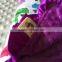 2016 New Series 100% polyester ruffle edge crib blanket for baby girl BB160322S-2