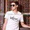 In the summer of 2016 the new men's cotton short sleeve T-shirt printing contracted fashion