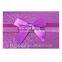 Elegant Purple Paper Gift Box Wholesale With Bowknot