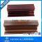 popular metal aluminium wood finish section for aluminum window and door