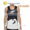 2015 100% polyester custom print tank top