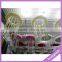 cheap price silk ceiling hanging flower arrangement for wedding party decoration