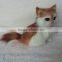 christmas real fake animals dollhouse rabbit synthetic fur