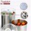 Transparent Pumpable Vacuum Metal Food Container