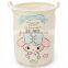Foldable Laundry Basket Cotton Linen Toys Bin Basket Household Storage Organizer Cartoon Bottle