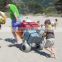 folding beach cart with balloon wheel