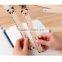 hot Simple cartoon animal shaped wooden students ruler