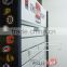 Customized Free Standing Removable Metal Slatwall Display Stand
