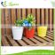 cheapest colorful paint decorate home & garden flower 5 gallon metal hanging planter pails