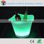 16 color changing luminous plastic beer rechargeable led ice bucket