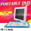 Portable EVD Player 14.1 HD 1080P Large Screen Cheap EVD Portable DVD Player With TV Tuner For Sale