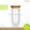 China Manufacturer Wholesale 16oz Glass Mason Jars With Straw Lid