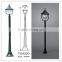 galvanized pole anchor street light pole yard lamp post