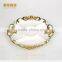 Hot Sale ceramic candy plate golden ,ceramic plate wholesale in stock