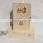 Single-deck Six Pine Wine Bottle Storage Box