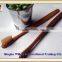 Thin hole bamboo handle toothbrush with fine brush