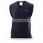 Police Navy Blue Wool Acrylic Secruity sweater with elbow shoulder patches
