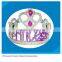 new designed toy from icti factory hair accessory for party cute girls hair tiaras crown toy with blue dismonds